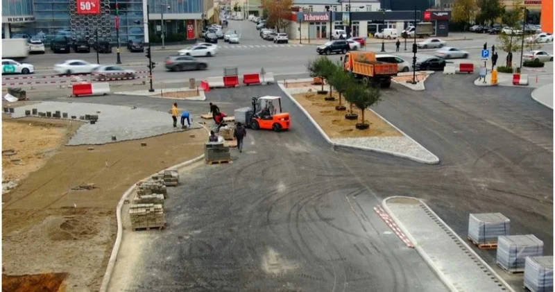 Bu küçədə yenidənqurma işləri tamamlanmaq üzrədir FOTO VİDEO