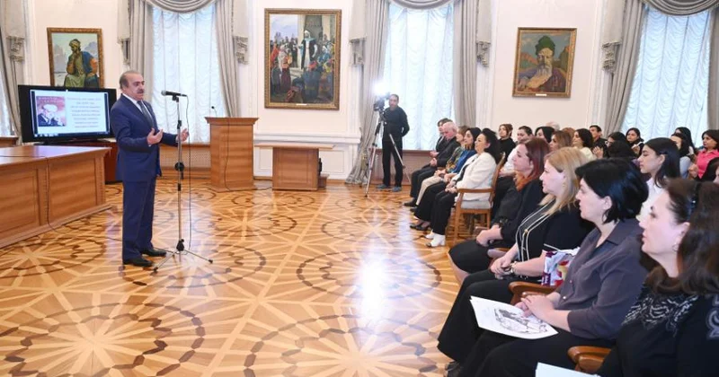 Ədəbiyyat Muzeyində Xalq şairi Bəxtiyar Vahabzadənin 100 illik yubileyi qeyd olunub