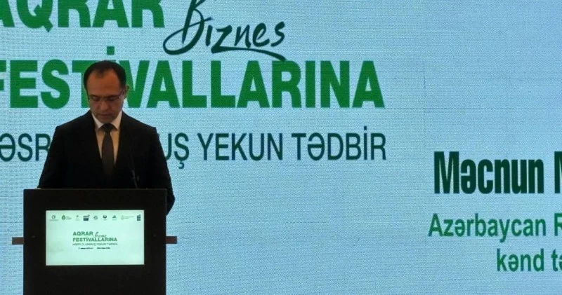 Məcnun Məmmədov: Ötən il 32 Aqrar Biznes Festivalı keçirilib