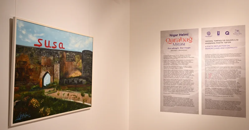 Müasir İncəsənət Muzeyində “Qarabağ irsi” adlı fərdi sərgi keçirilib