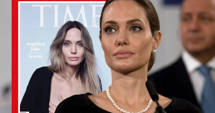 Ancelina Coli buna görə yarıçılpaq poz verdi Fotolar