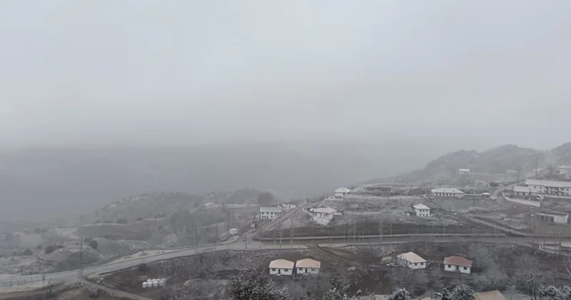 Laçın şəhərinə ilk qar yağıb