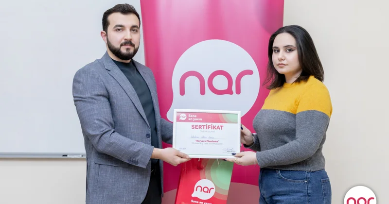 “Nar” Gəncədə tələbələr üçün karyera təlimi keçirdi FOTO