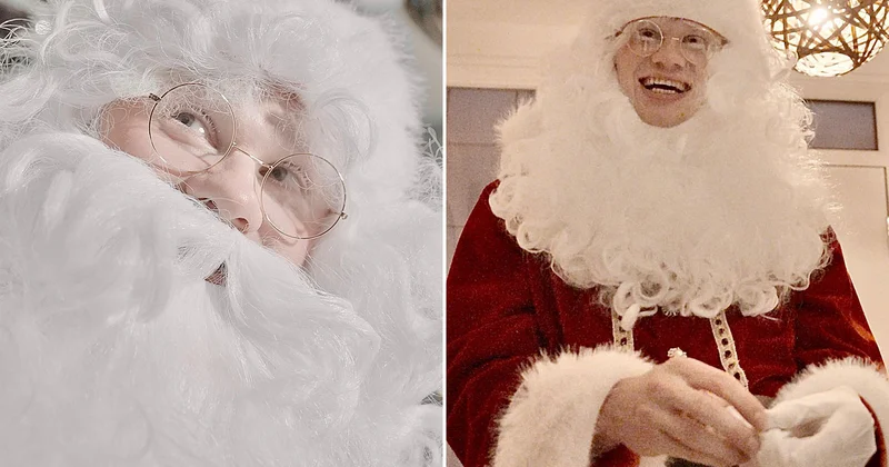 Holand Santa Klaus oldu və uşaqları sevindirdi VİDEO