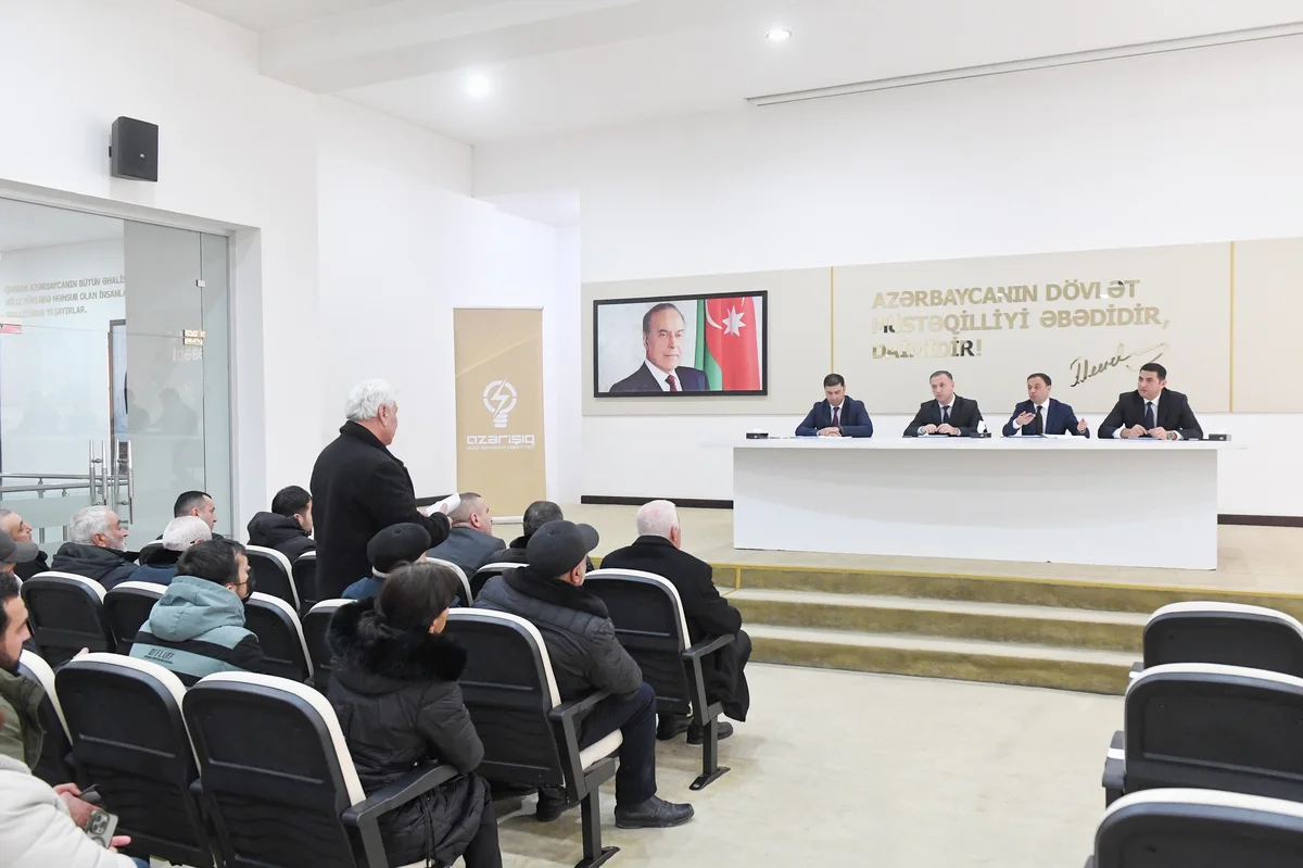 “Azərişıq” ASC Qubada sahibkarlarla görüş keçirib FOTO