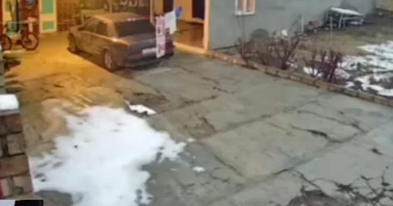 Şamaxıda zəlzələ anı VİDEO