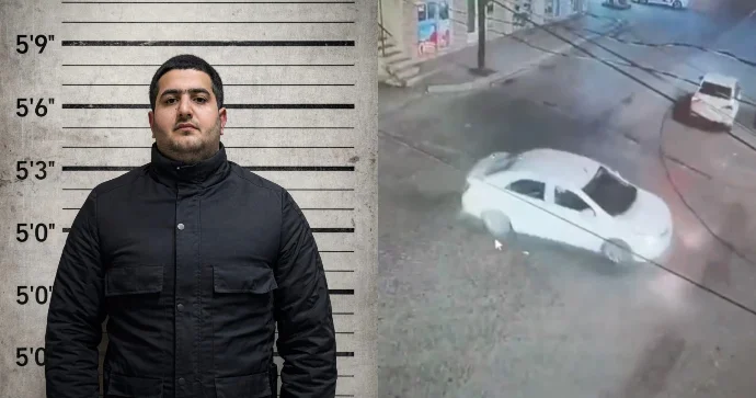 Abşeronda vəsiqəsi olmadan ruçnoy çəkən avtoş gənc həbs edildi VİDEO