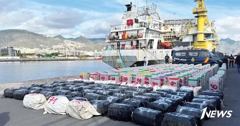 Турция задержала 7 человек, подозреваемых в перевозке 10 тонн кокаина на судне в Атлантическом океане