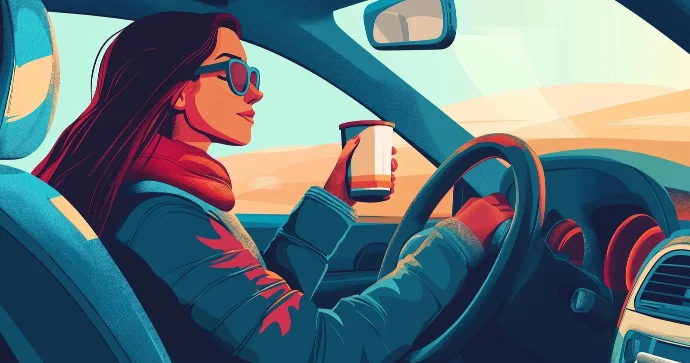 Qadınlar avtomobili daha səliqəli park edirmiş