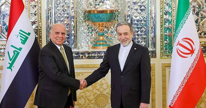İraqın XİN başçısı Tehrana səfər etdi, Abbas Əraqçi ilə görüşdü
