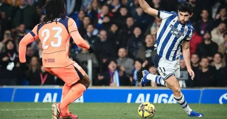 “Real Sosyedad” 10 nəfərlə “Barselona”nı məğlub edi