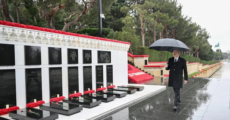 Президент Алиев отдал дань уважения шехидам Minval Politika