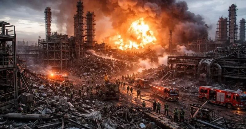 При взрыве на заводе в Китае погибли два человека, еще 66 ранены