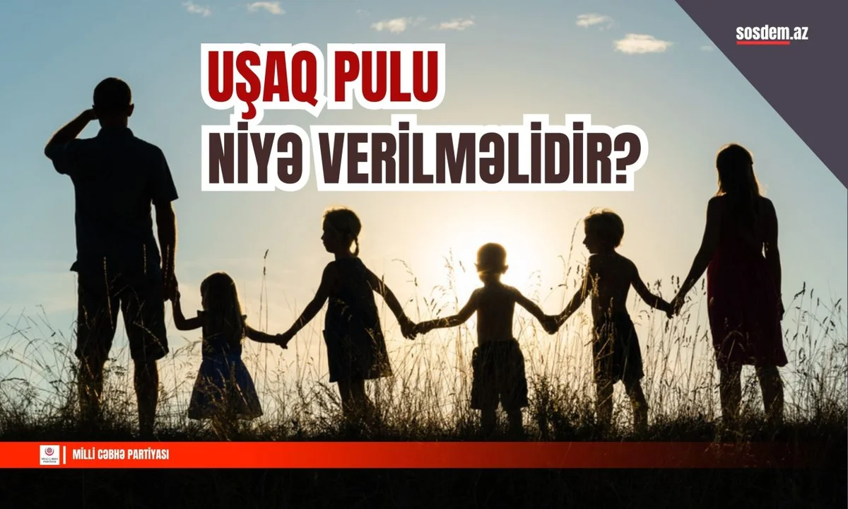 Uşaq pulu niyə vacibdir? Deputat açıqlayır Yeni Gündəm