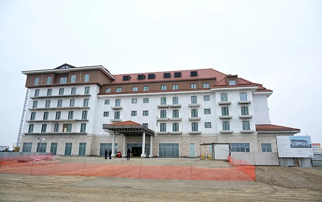 Bu da Ağdamda yeni tikilən hotel Foto