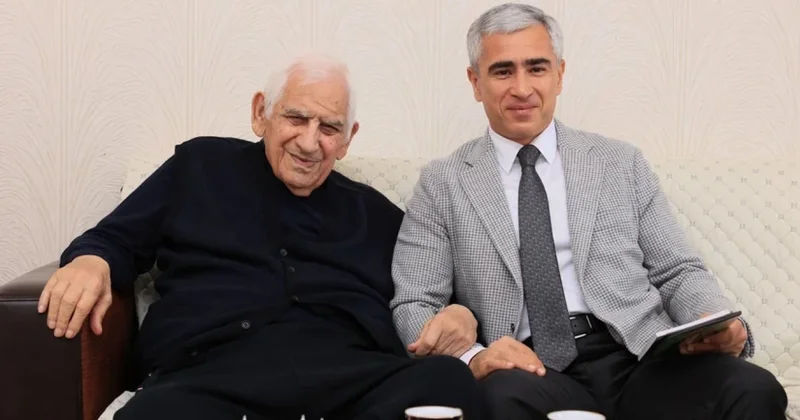 Anar Ələkbərov Nəriman Həsənzadəni evində ziyarət etdi FOTOLAR