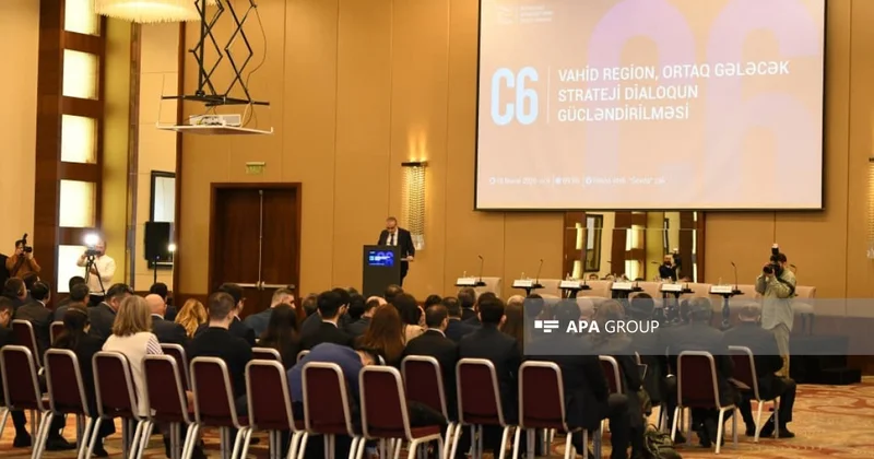 Bakıda C6 ölkələrinin təmsilçilərinin iştirakı ilə beynəlxalq konfrans keçirilir FOTO