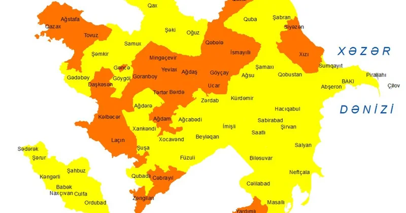 Küləkli hava şəraiti ilə bağlı sarı və narıncı xəbərdarlıq verilib