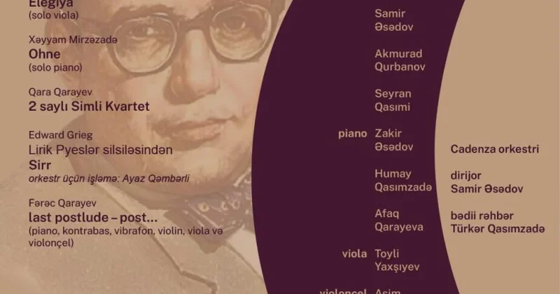 “Yaddaş #4” konserti keçiriləcək