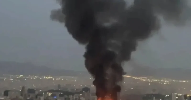 Пожар рядом с военными объектами в Тегеране