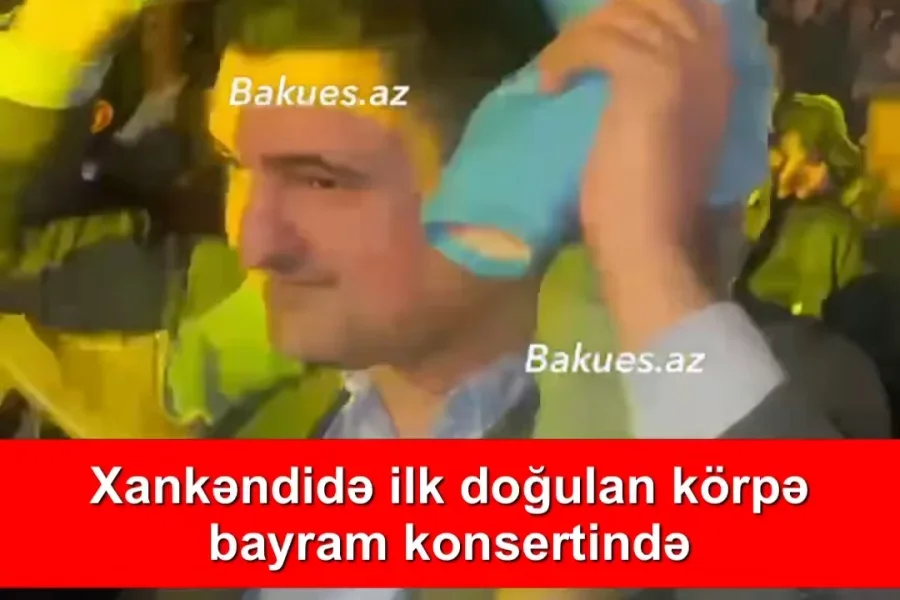 Xankəndidə ilk doğulan körpə bayram konsertində