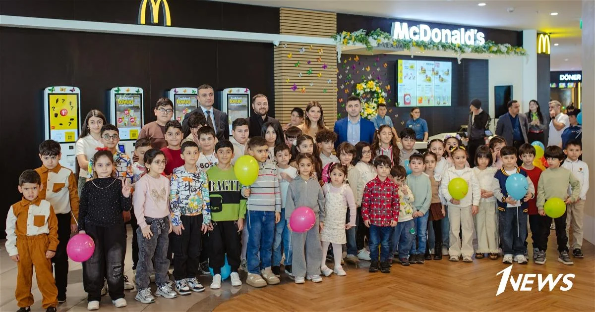 McDonald’s Azərbaycan и ГФСЗ провели праздник Новруз для детей шехидов и ветеранов ФОТО