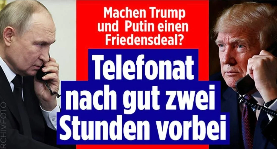 Bild: Трамп и Путин заключают мирное соглашение?