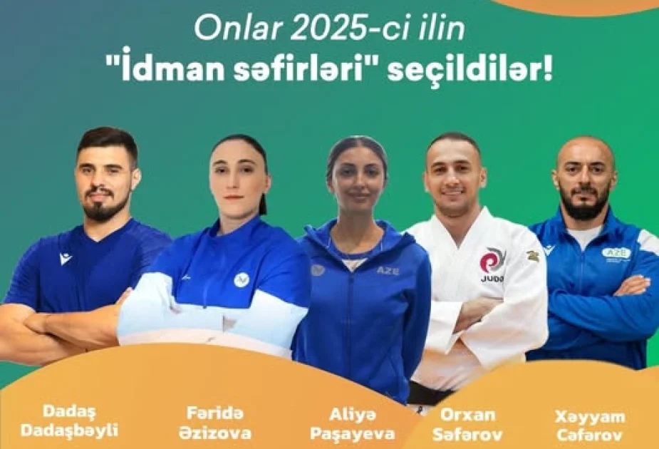 Azərbaycanın 2025 ci il üçün “İdman səfirləri” bəlli olub