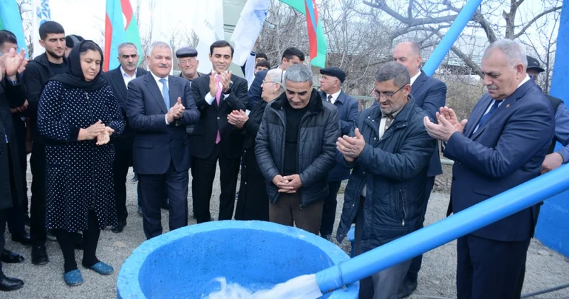 Tərtər rayonunun Kəngərli kəndində 200 ə yaxın ailəyə texniki su xətti çəkilib