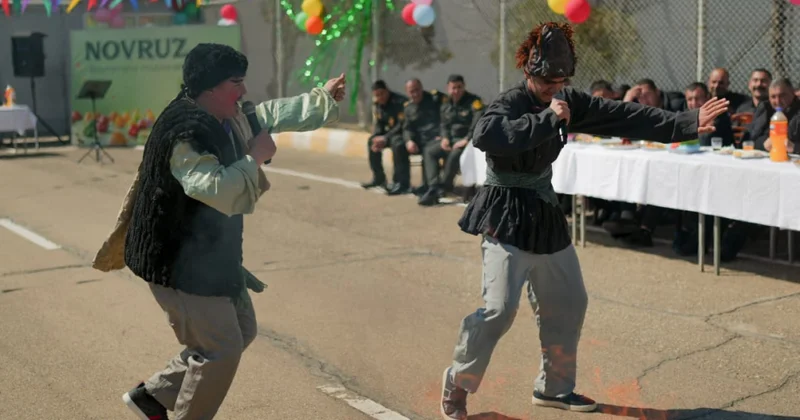 Naxçıvanda məhkumlar üçün bayram tonqalı qalanıb