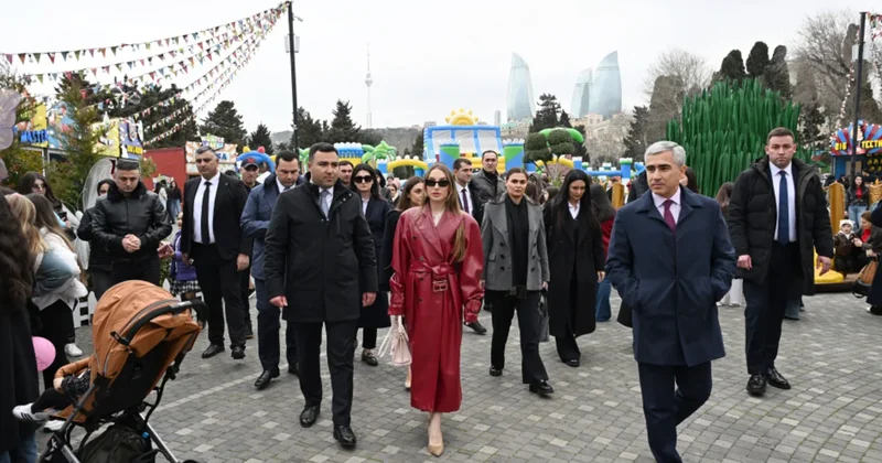 Alyona Əliyeva Novruz yarmarkasını ziyarət edib