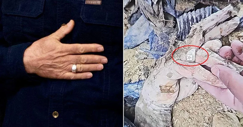 Üzüyündən tanındı İsrail görüntüləri yaydı FOTO