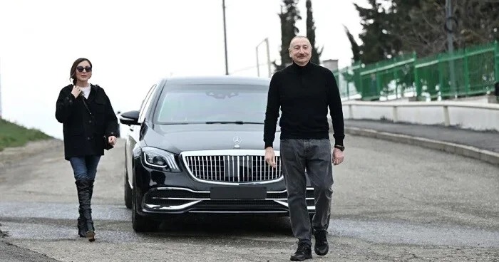 İlham Əliyev və xanımı Xocavənddədir