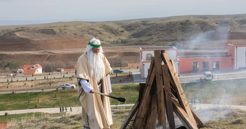 Horovluda Novruz tonqalı qalanıb VİDEO