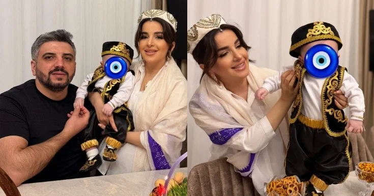 Kamilə Nəbiyevanın ailəsi ilə bayram sevinci Fotolar