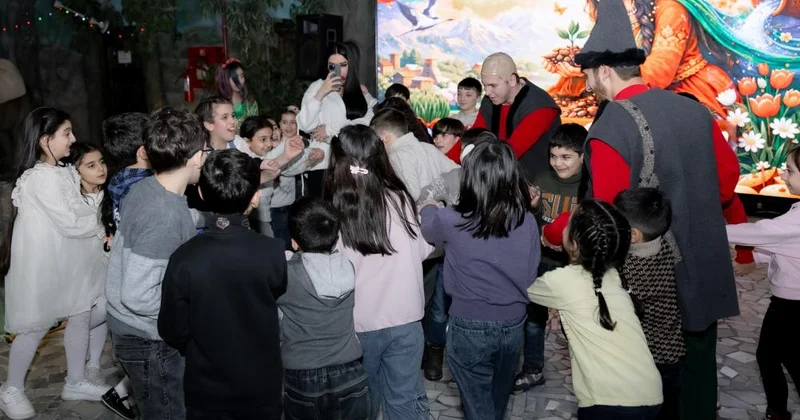 Sabunçu rayonunda şəhid övladları və internat məktəbinin şagirdləri üçün Novruz şənliyi keçirilib