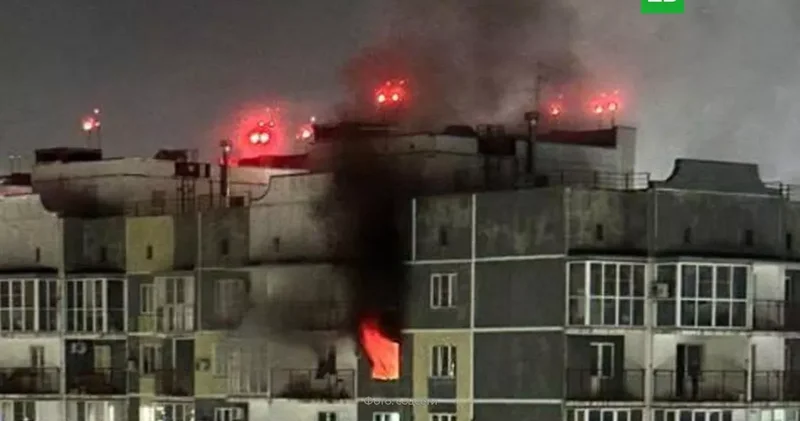 Просто полыхает, какой кошмар : ВСУ атакует Краснодарский край России ФОТО / ВИДЕО