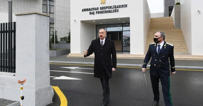 Prezident Baş Prokurorluğun yeni inzibati bina kompleksinin açılışında iştirak edib VİDEO YENİLƏNİB