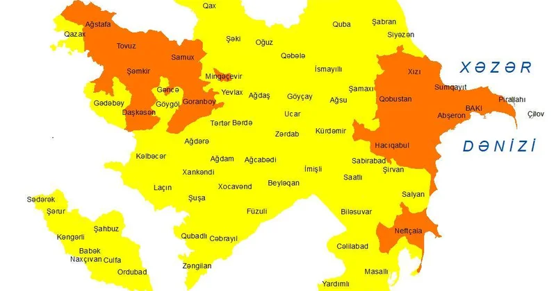 Bakıda və bölgələrdə güclü külək gözlənilir XƏBƏRDARLIQ