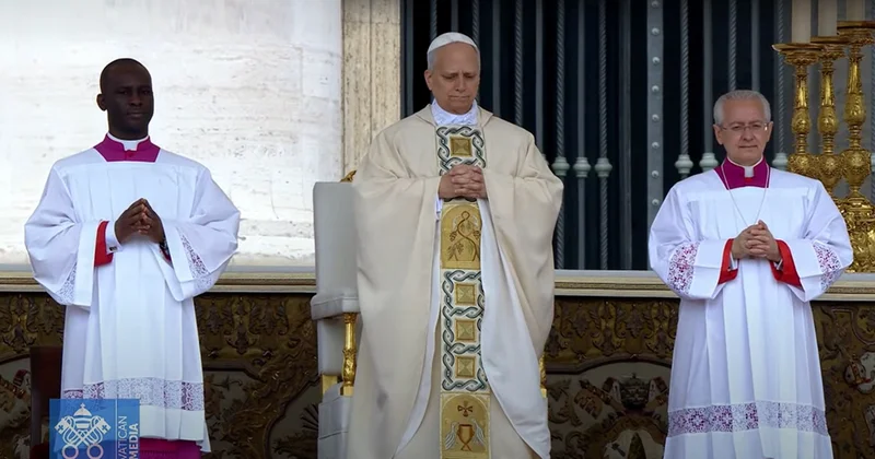 Papa XIV Leonun andiçmə mərasimi başlayıb