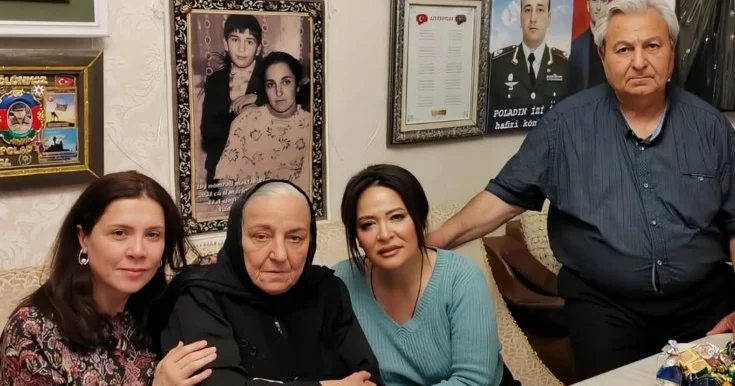 Tanınmışlar Polad Həşimovun evində Fotolar