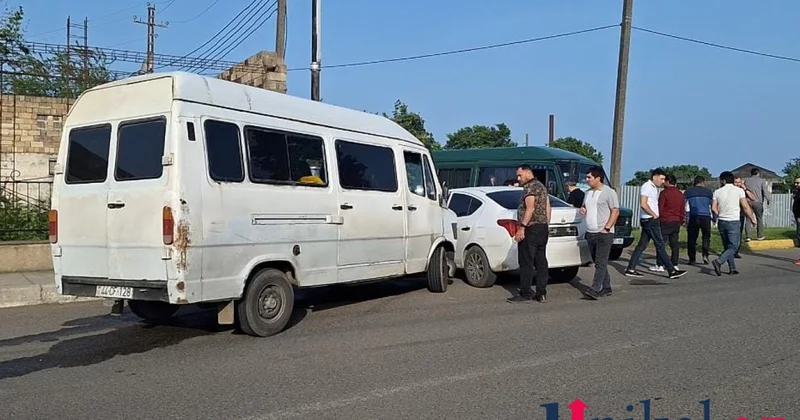 Lənkəranda qəzalarda 10 nəfər yaralandı 5 i bir ailənin üzvüdür (FOTO)