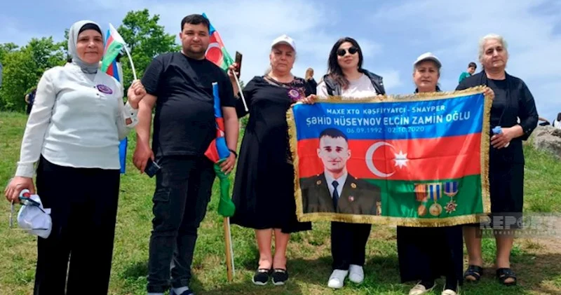 Sumqayıtlı şəhid ailələri və qazilər Şuşaya səfər ediblər