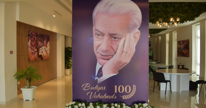 Şəkidə Xalq şairi Bəxtiyar Vahabzadənin 100 illiyi qeyd olunub