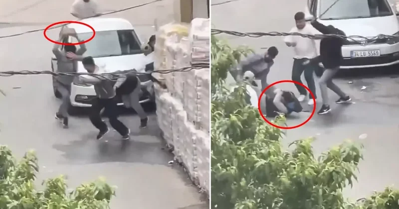 Küçənin ortasında dava Gənci daş və dəyənəklərlə döydülər