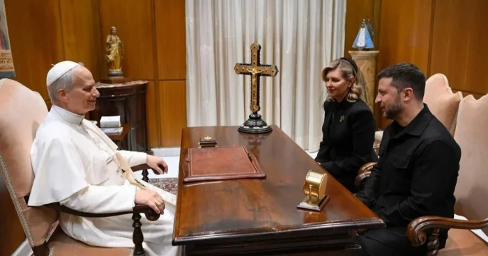 Zelenski Papa XIV Leo ilə görüşüb YENİLƏNİB