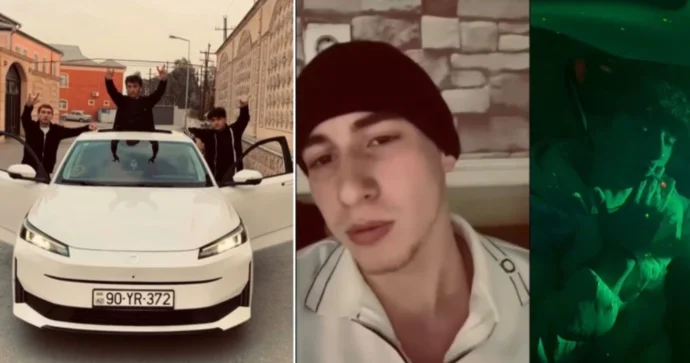 Yeniyetmə sürücü atasının maşınını vəsiqəsiz sürüb avtoşluq etdi VİDEO