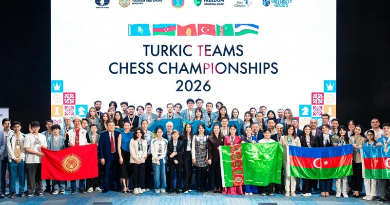 Türkdilli ölkələrin çempionatında medal qazanan Azərbaycan şahmatçıları mükafatlandırılıb