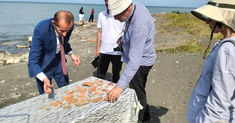 Xəzərin Lənkəran sahillərində Orta əsrlərə aid yaşayış məskəninin izlərinə rast gəlinib