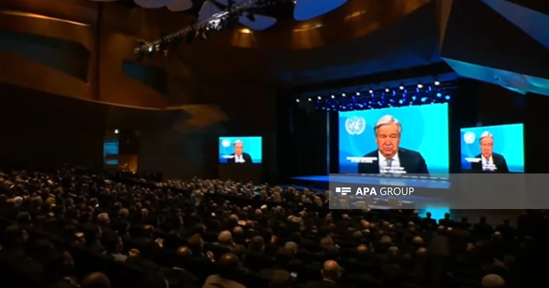 Antonio Quterreş: Mənzil məsələsi dayanıqlı inkişafın mərkəzində dayanmalıdır